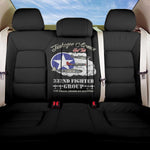 African American Aviators WWII Back Car Seat Cover Tuskegee Red Tails Airmen Black - African Pride
