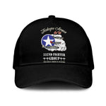 African American Aviators WWII Baseball Net Cap Tuskegee Red Tails Airmen Black - African Pride