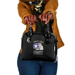African American Aviators WWII Shoulder Handbag Tuskegee Red Tails Airmen Black - African Pride