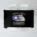 African American Aviators WWII Tablecloth Tuskegee Red Tails Airmen Black - African Pride
