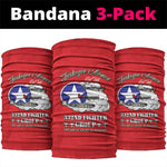 African American Aviators WWII Neck Gaiter Tuskegee Red Tails Airmen Red - African Pride