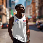 African American Aviators WWII Men Tank Top Tuskegee Red Tails Airmen White - African Pride