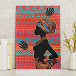 African Women Canvas Wall Art Ethnic Pattern