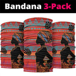African Women Neck Gaiter Ethnic Pattern LT15
