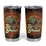 Happy International Women's Day Tumbler Cup Black Girl Power