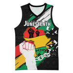 Personalised Afro Nigeria Juneteenth Basketball Jersey Freedom Day - African Pride