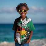 Personalised Afro Nigeria Juneteenth Kid Hawaiian Shirt Freedom Day