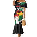 Personalised Afro Nigeria Juneteenth Mermaid Dress Freedom Day