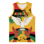 African American Juneteenth 1865 Basketball Jersey Black Freedom - African Pride