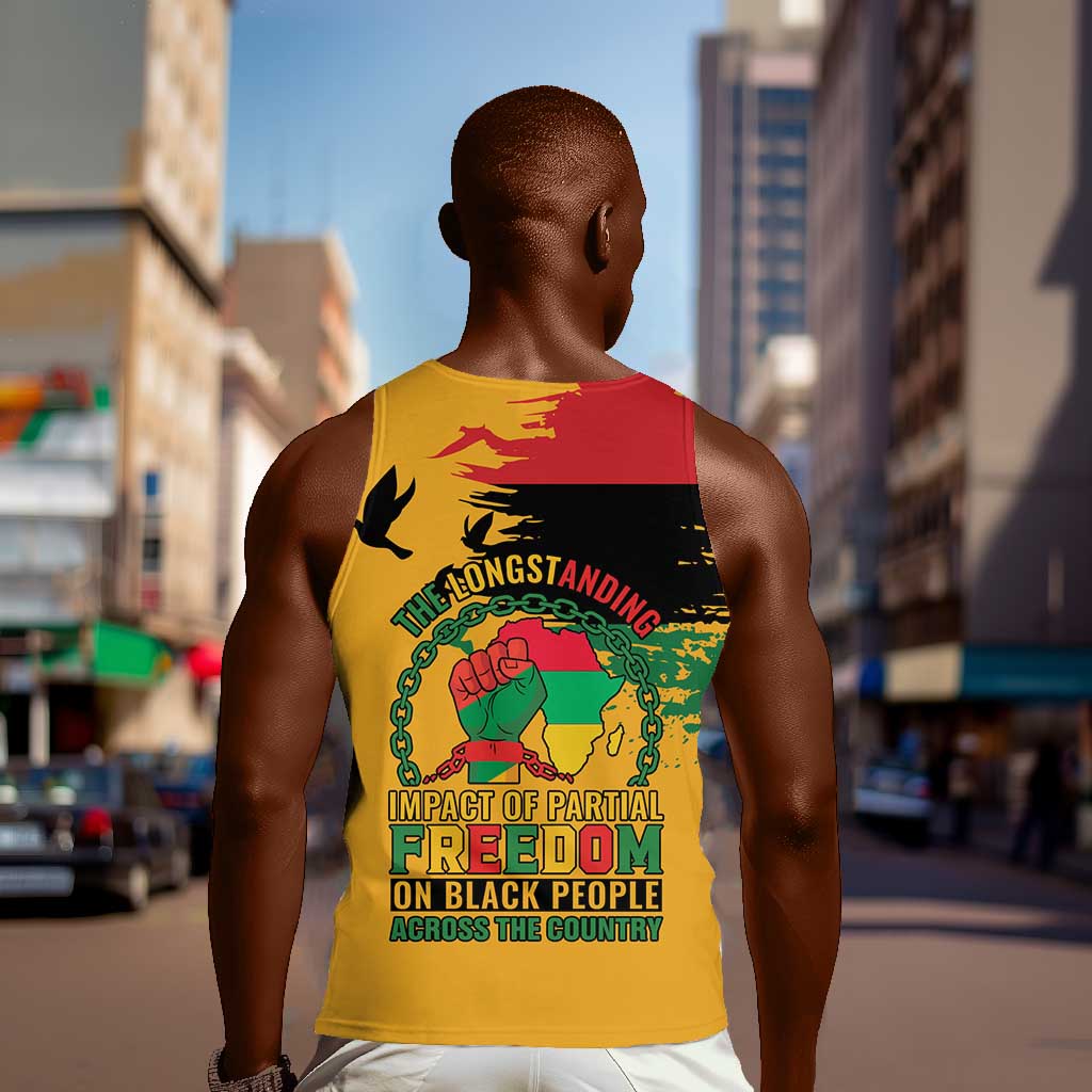 African American Juneteenth 1865 Men Tank Top Black Freedom