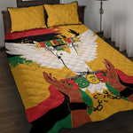 African American Juneteenth 1865 Quilt Bed Set Black Freedom