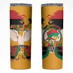 African American Juneteenth 1865 Skinny Tumbler Black Freedom