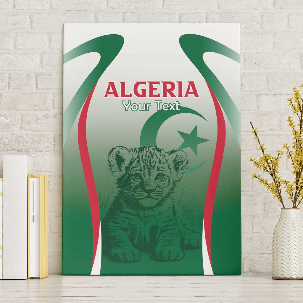 Algeria Rugby Custom Canvas Wall Art Go Les Lionceaux