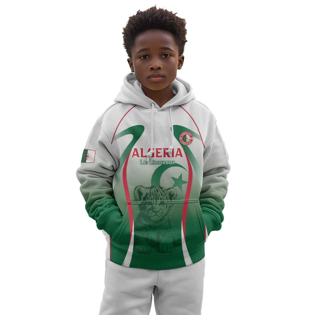 Algeria Rugby Custom Kid Hoodie Go Les Lionceaux