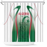 Algeria Rugby Custom Shower Curtain Go Les Lionceaux