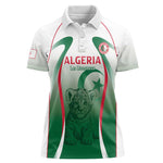 Algeria Rugby Custom Women Polo Shirt Go Les Lionceaux