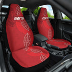 Jamhuri ya Kenya Rugby Car Seat Cover Kenyan Shield Style - Red Color