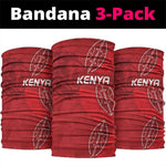 Jamhuri ya Kenya Rugby Neck Gaiter Kenyan Shield Style - Red Color LT15