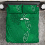 Jamhuri ya Kenya Rugby Bedding Set Kenyan Shield Style - Green Color