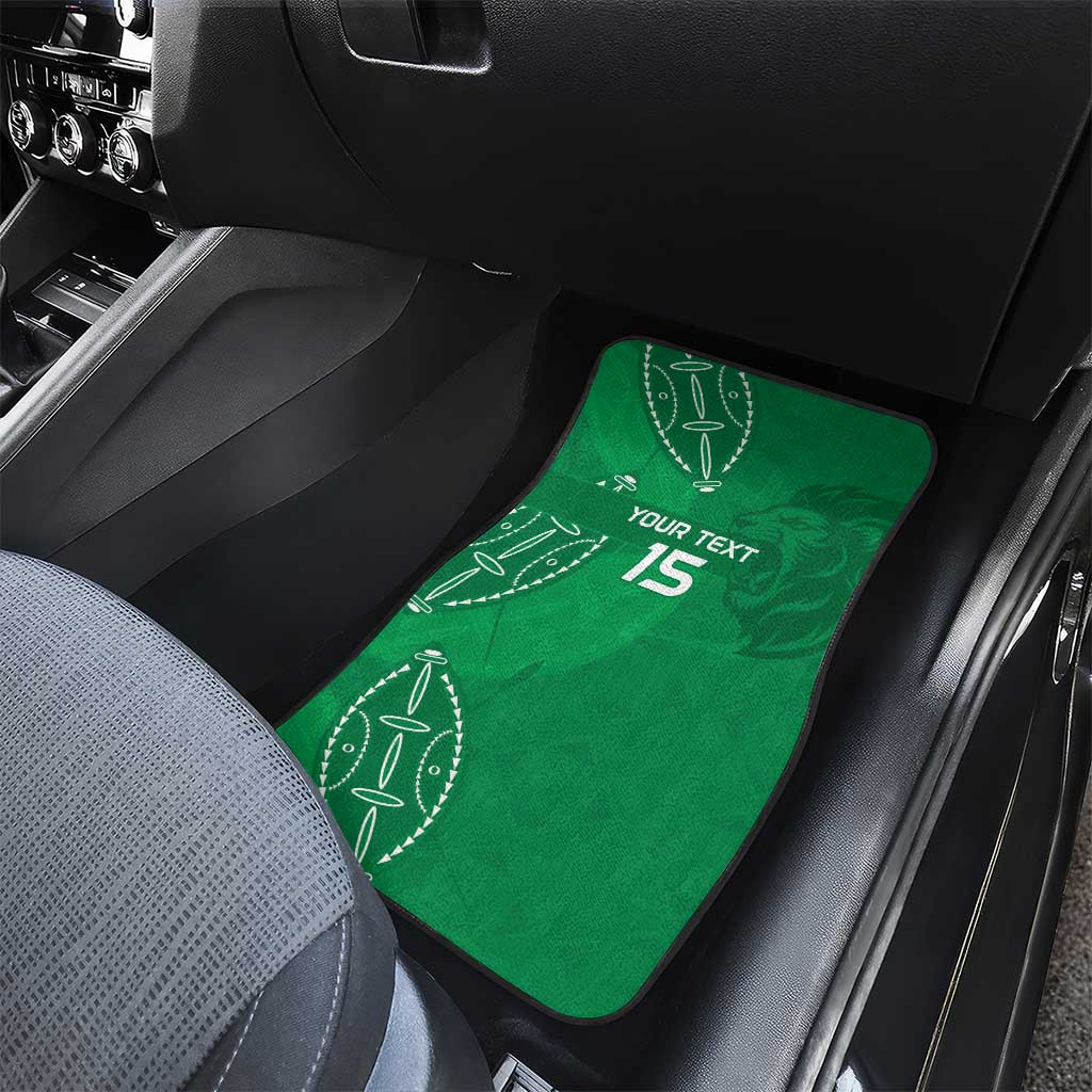 Jamhuri ya Kenya Rugby Car Mats Kenyan Shield Style - Green Color