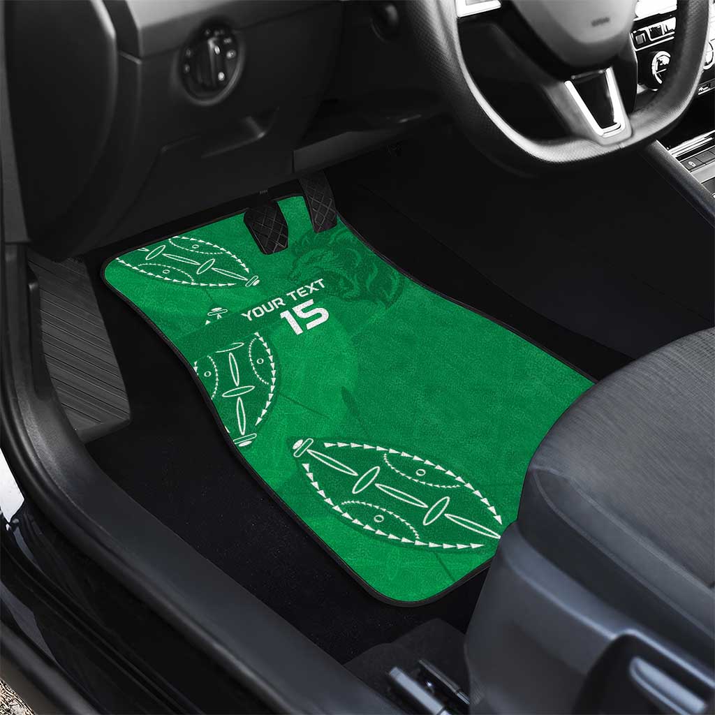 Jamhuri ya Kenya Rugby Car Mats Kenyan Shield Style - Green Color