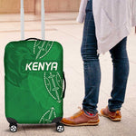 Jamhuri ya Kenya Rugby Luggage Cover Kenyan Shield Style - Green Color