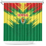 Senegal Rugby Shower Curtain Go Go Go !