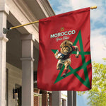 Morocco Rugby Custom Garden Flag Come On Atlas Lions