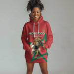 Morocco Rugby Custom Hoodie Dress Come On Atlas Lions