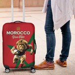 Morocco Rugby Custom Luggage Cover Come On Atlas Lions