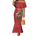 Morocco Rugby Custom Mermaid Dress Come On Atlas Lions