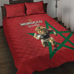 Morocco Rugby Custom Quilt Bed Set Come On Atlas Lions