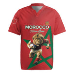 Morocco Rugby Custom Rugby Jersey Come On Atlas Lions