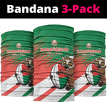 Madagascar Rugby Custom Neck Gaiter Allez Les Makis LT15