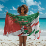 Madagascar Rugby Custom Sarong Allez Les Makis - African Pride
