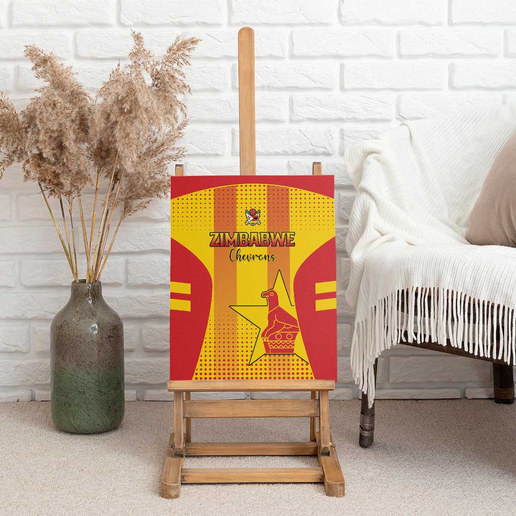 Zimbabwe Cricket Canvas Wall Art Sporty Style LT15