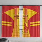 Zimbabwe Cricket Window Curtain Sporty Style LT15