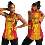 Custom Zimbabwe Cricket Women Racerback Tank Sporty Style - African Pride