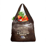Remembering the Red Tail Heroes Grocery Bag Tuskegee Airmen Legacy Retro Style - African Pride