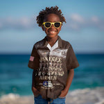 Remembering the Red Tail Heroes Kid Hawaiian Shirt Tuskegee Airmen Legacy Retro Style - African Pride