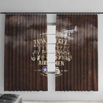 Remembering the Red Tail Heroes Window Curtain Tuskegee Airmen Legacy Retro Style - African Pride