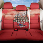 Remembering the Red Tail Heroes Back Car Seat Cover Tuskegee Airmen Legacy - Red - African Pride