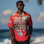 Remembering the Red Tail Heroes Hawaiian Shirt Tuskegee Airmen Legacy - Red - African Pride
