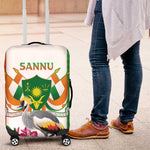 Afro Niger Sannu Luggage Cover Coat Of Arms - African Pattern