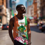 Afro Niger Sannu Men Tank Top Coat Of Arms - African Pattern