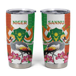 Afro Niger Sannu Tumbler Cup Coat Of Arms - African Pattern