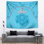 Custom Afro South Africa Cricket Tapestry Roar Saam More - This Is Pretoria