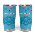 Custom Afro South Africa Cricket Tumbler Cup Roar Saam More - This Is Pretoria