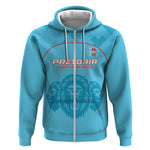 Custom Afro South Africa Cricket Zip Hoodie Roar Saam More - This Is Pretoria