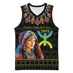 Assegwas Ameggaz Yennayer Basketball Jersey Women Amazigh - Berber Pattern - African Pride